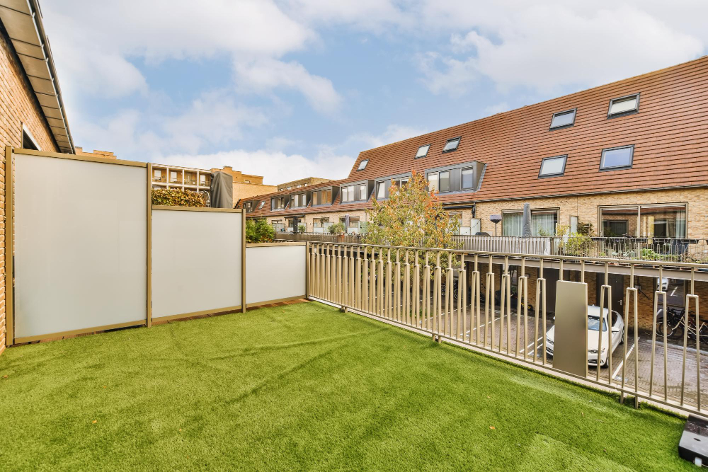 Yard with Artificial Turf