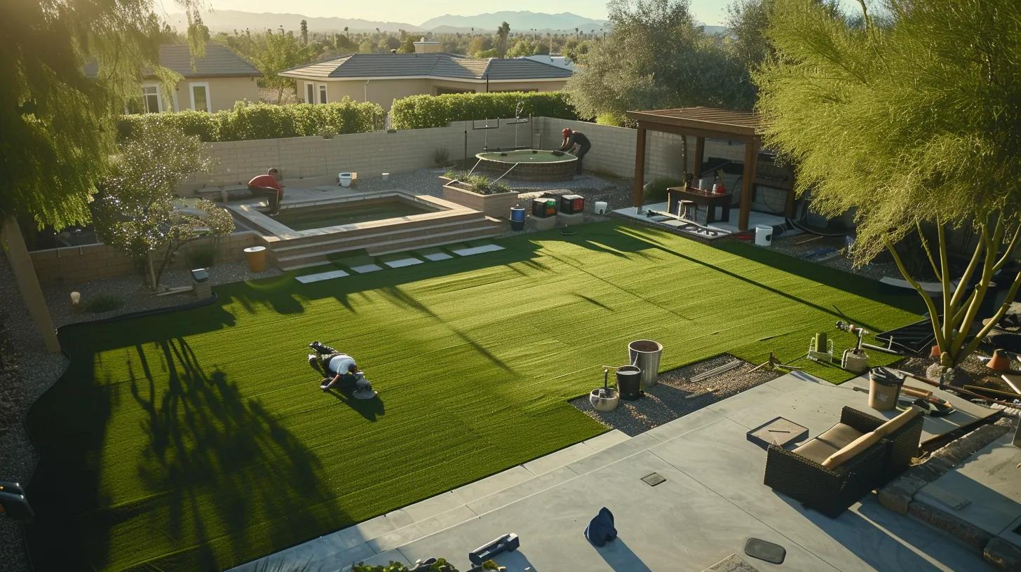 turf installation
