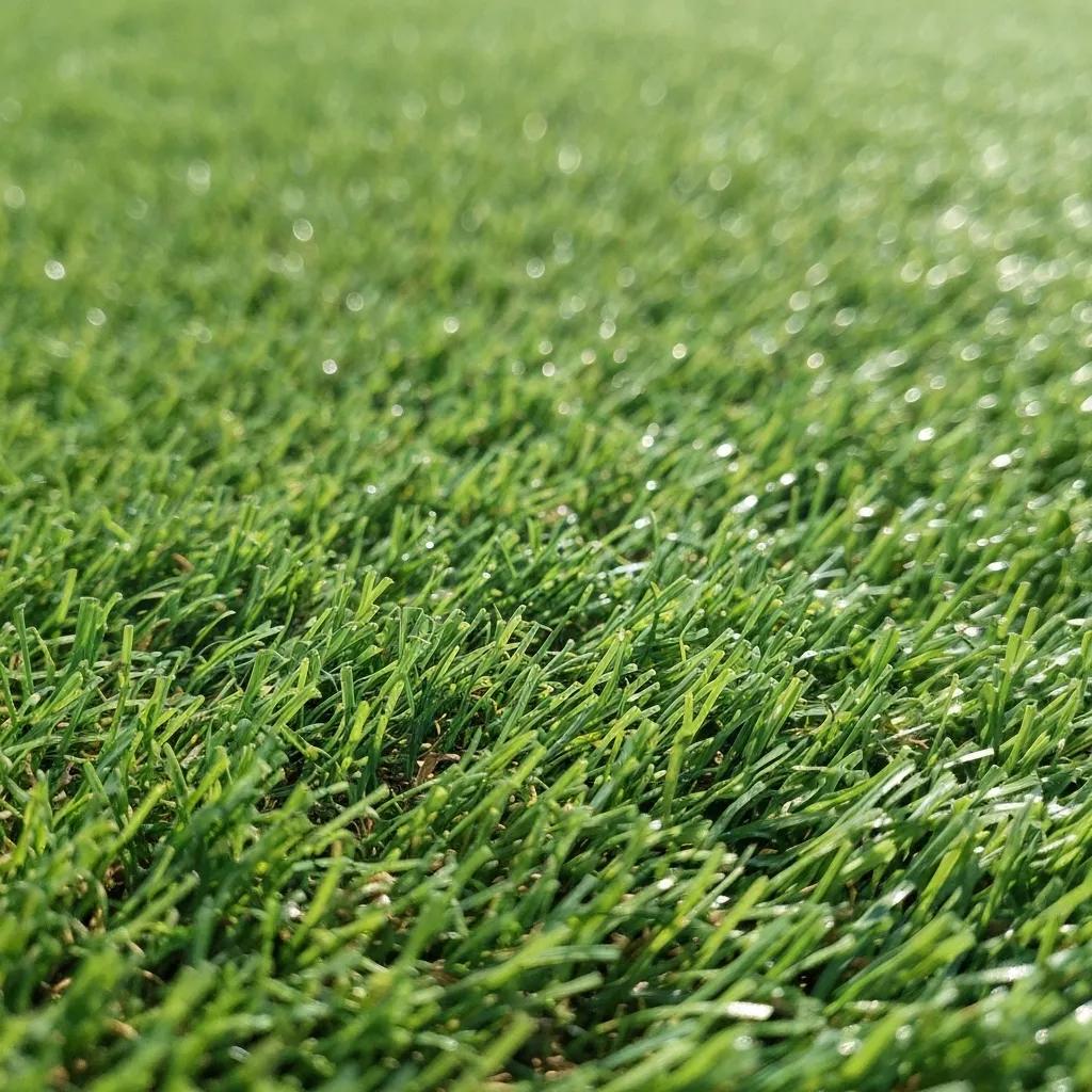 Close-up of resilient artificial turf fibers demonstrating UV resistance in the Phoenix environment